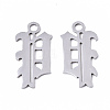 Tarnish Resistant 201 Stainless Steel Pendants STAS-N091-40P-2