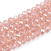 Electroplate Glass Beads Strands EGLA-A034-T4mm-B29-1