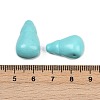 Dyed Synthetic Turquoise 3 Hole Guru Beads G-C198-01A-03-3