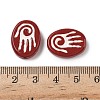 Baking Paint Glass Beads LAMP-D003-06F-3