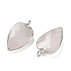 Natural Quartz Crystal Pendants G-G012-13P-06-2
