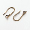Brass Earring Hooks for Earring Designs LS-X-KK-M142-02AB-RS-1