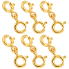 SUNNYCLUE 6Pcs Sterling Silver Double Spring Ring Clasps STER-SC0001-22G-1