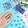 52Pcs 26 Styles Alloy Rhinestone Slide Charms FIND-SC0009-81A-3
