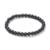 Round Glass Beads Stretch Bracelets for Teen Girl Women BJEW-A117-B-21-2