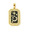 Ion Plating(IP) 304 Stainless Steel Pendants STAS-C101-08G-04-1