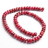 Dyed Natural Imperial Jasper Rondelle Beads Strands G-M275-01-6mm-2