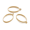 Rack Plating Alloy Open Back Bezel Pendants PALLOY-TA0001-10G-4