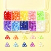500Pcs 10 Colors Transparent Acrylic Beads TACR-FS0001-57-6