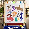 PET Plastic Hollow Out Drawing Painting Stencils Templates DIY-WH0244-282-5