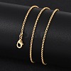 Long-Lasting Plated Brass Cable Chain Necklaces X-NJEW-K112-10G-NF-2