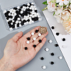 160Pcs 2 Colors Opaque Resin Beads CRES-PH0001-23-3