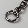 Alloy Cable Chain Bag Extension Chains PURS-WH0008-25B-2
