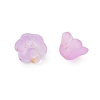 Frosted Glass Bead Cap FGLA-C001-01F-2
