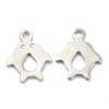 Tarnish Resistant 304 Stainless Steel Charms STAS-H157-04P-2