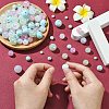 250G UV Plating Rainbow Iridescent Opaque Acrylic Beads PACR-CJ0001-38A-4