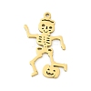 304 Stainless Steel Pendants STAS-U041-02F-G-1