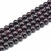 Natural Garnet Beads Strands G-R446-4mm-31-1