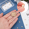 80Pcs Rack Plating Brass Beads KK-BBC0027-38G-3