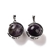 Natural Amethyst Pendants G-A212-01P-02-1