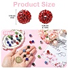 30Pcs Pave Disco Ball Beads RB-YW0001-14M-3