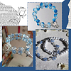 DIY Round Acrylic & Glass Beads Jewelry Making Findings Kits DIY-SP0003-01D-5