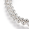 Stainless Steel Ball Chain Necklace Making MAK-L019-01C-P-2