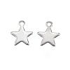 Tarnish Resistant 201 Stainless Steel Charms STAS-F039-04C-P-1