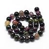 Natural Tourmaline Beads Strands G-R446-10mm-03-2