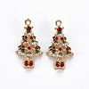 Alloy Enamel Pendants ENAM-S126-039-NR-2