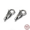 Thailand 925 Sterling Silver Lobster Claw Clasps STER-L057-007AS-1