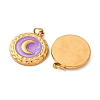 304 Stainless Steel Enamel Pendants STAS-U061-34G-B03-2