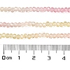 Transparent Painted Glass Beads Strands DGLA-A034-T2mm-A09-3