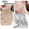 20Pcs UV Plated Opaque Acrylic Beads PACR-YW0001-53-6