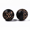 Painted Natural Wood Beads WOOD-T021-53B-M-3