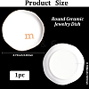 Round Ceramic Jewelry Dish AJEW-WH20067-023B-2