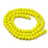 Opaque Glass Beads Stands EGLA-A035-P4mm-D04-4