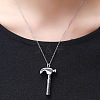 Hammer Urn Ashes Pendant Necklace BOTT-PW0001-073B-S-5