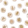 22Pcs 11 Styles Natural Freshwater Shell Pendants SHEL-FS0001-14-3