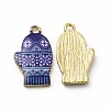 Winter Theme Alloy Printed Pendants PALLOY-D581-01C-1