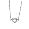 Non-Tarnish Stainless Steel Pendant Necklaces for Women KJ2332-2-1