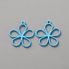 Hollow Out Spray Painted Alloy Pendants LS-FIND-WH20008-19E-1
