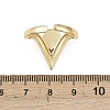 Brass Open Cuff Rings for Women RJEW-K308-04B-G-3