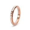 Rotatable Version Korean StyleRotatable Titanium Steel Finger Ring for Men PW-WGAB2A4-18-1