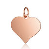 Ion Plating(IP) 304 Stainless Steel Stamping Blank Tag Charms STAS-I311-27RG-1