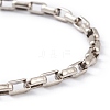 Brass Box Chain Bracelets BJEW-H537-03AS-3