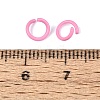 Spray Painted Iron Open Jump Rings IFIN-T017-04C-11-3