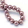 Baking Painted Pearlized Glass Pearl Round Bead Strands X-HY-Q003-4mm-58-4
