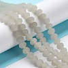 Imitation Jade Solid Color Glass Beads Strands LS-EGLA-A034-J6mm-MD10-2
