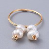 Grade A Natural Freshwater Pearl Rings RJEW-JR00264-1
